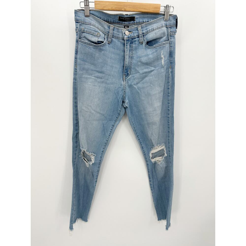 Flying Monkey Light Wash Blue Cotton Blend Denim Skinny Jeans Women's‎ Size 29